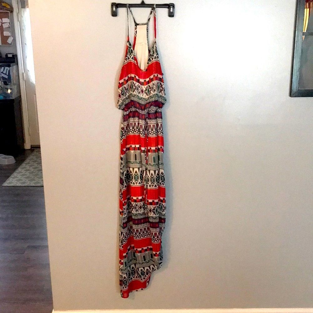 Long Halter Maxi Dress - Size Large